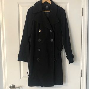 Black trench coat